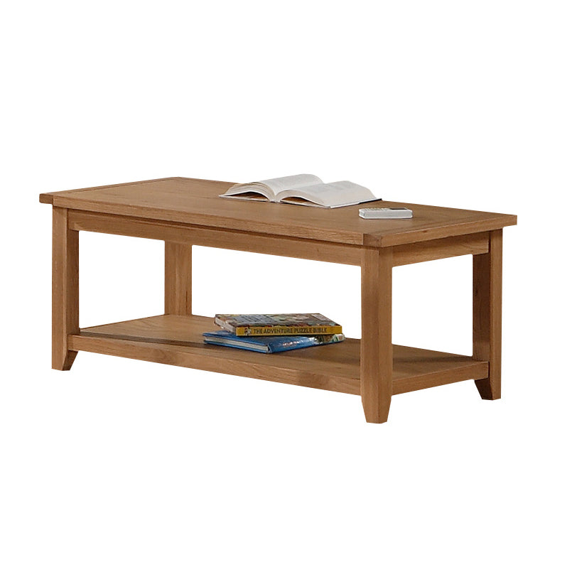 Stirling Coffee Table – Solid Oak with Veneer, Modern & Contemporary - Plushnests