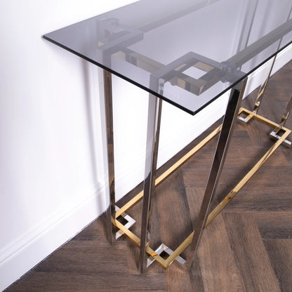 modern console table