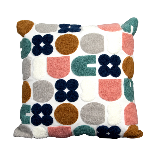 abstract shapes cushion