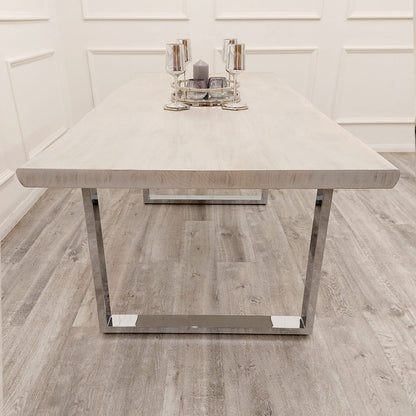 freya 1.8 wood dining table