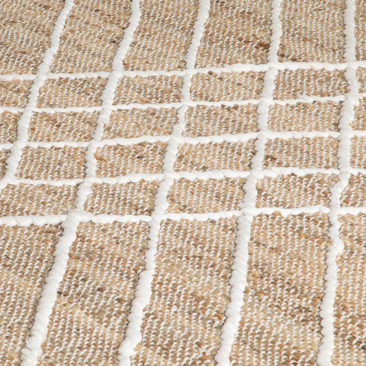 Cross Textured Jute Rug (3 sizes)