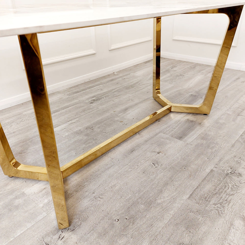 gold legs dining table