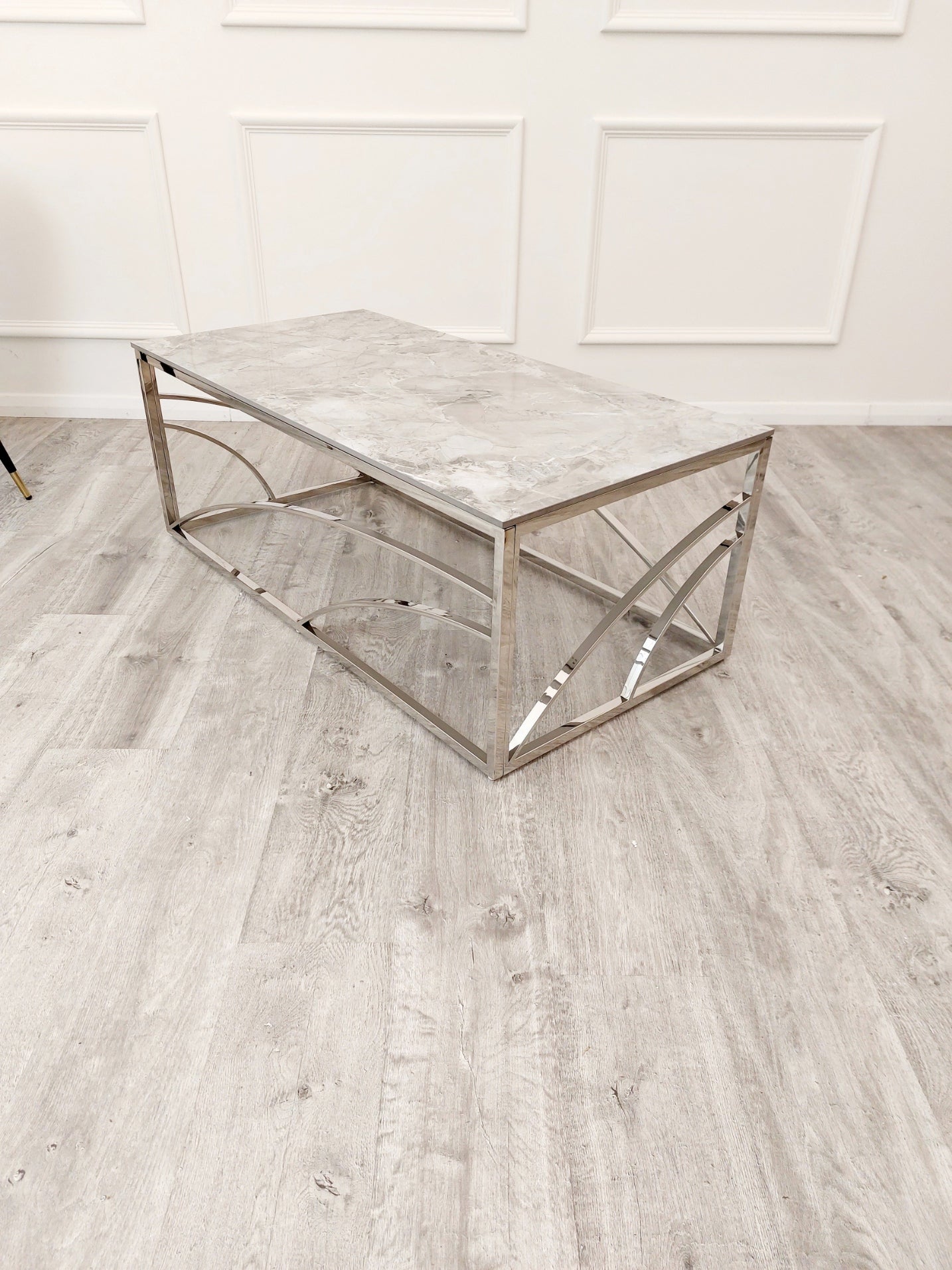 Stella chrome coffee table