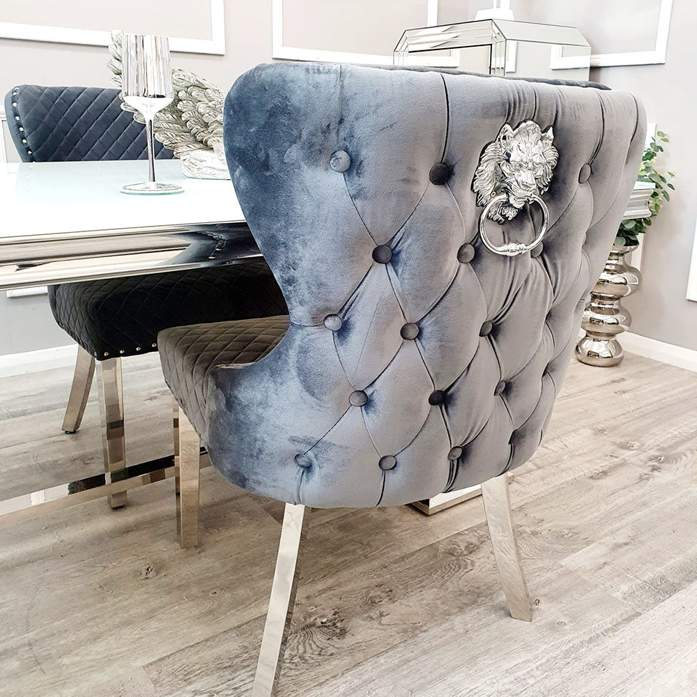 dining chair with knocker
