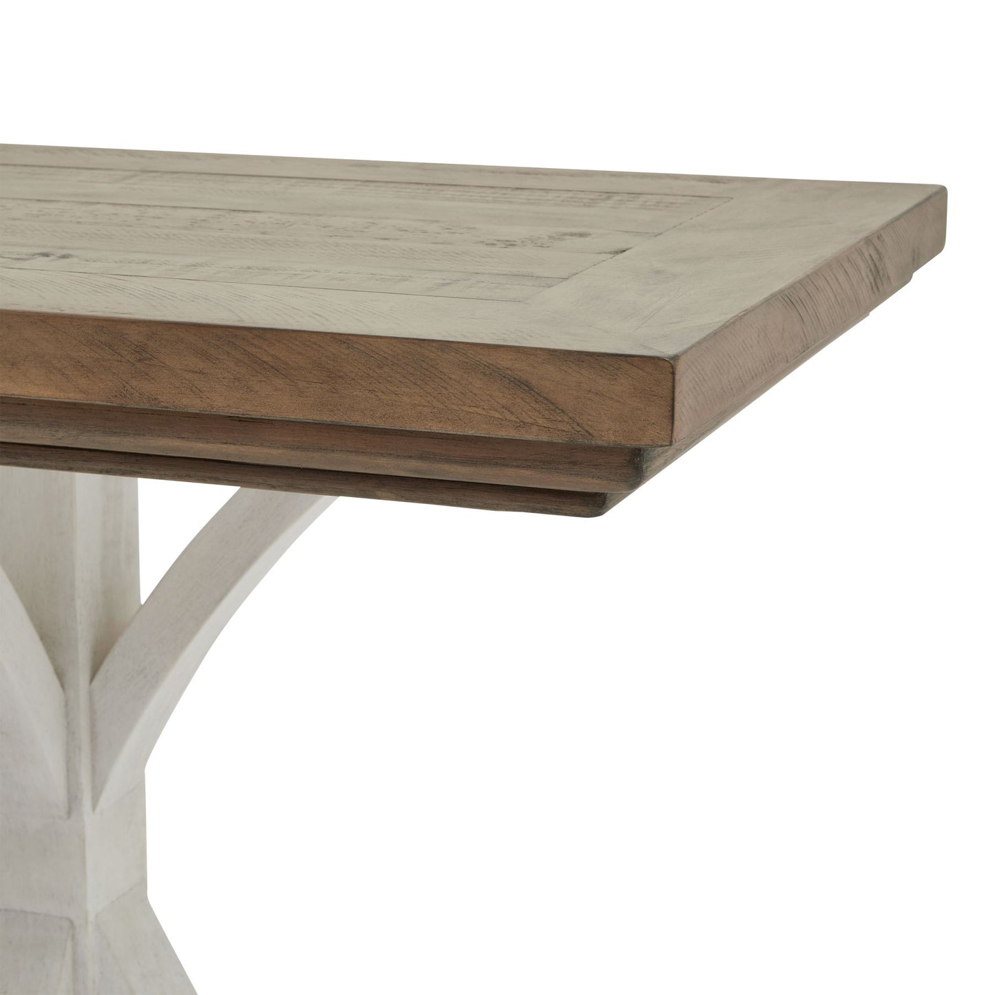 vintage wood console table