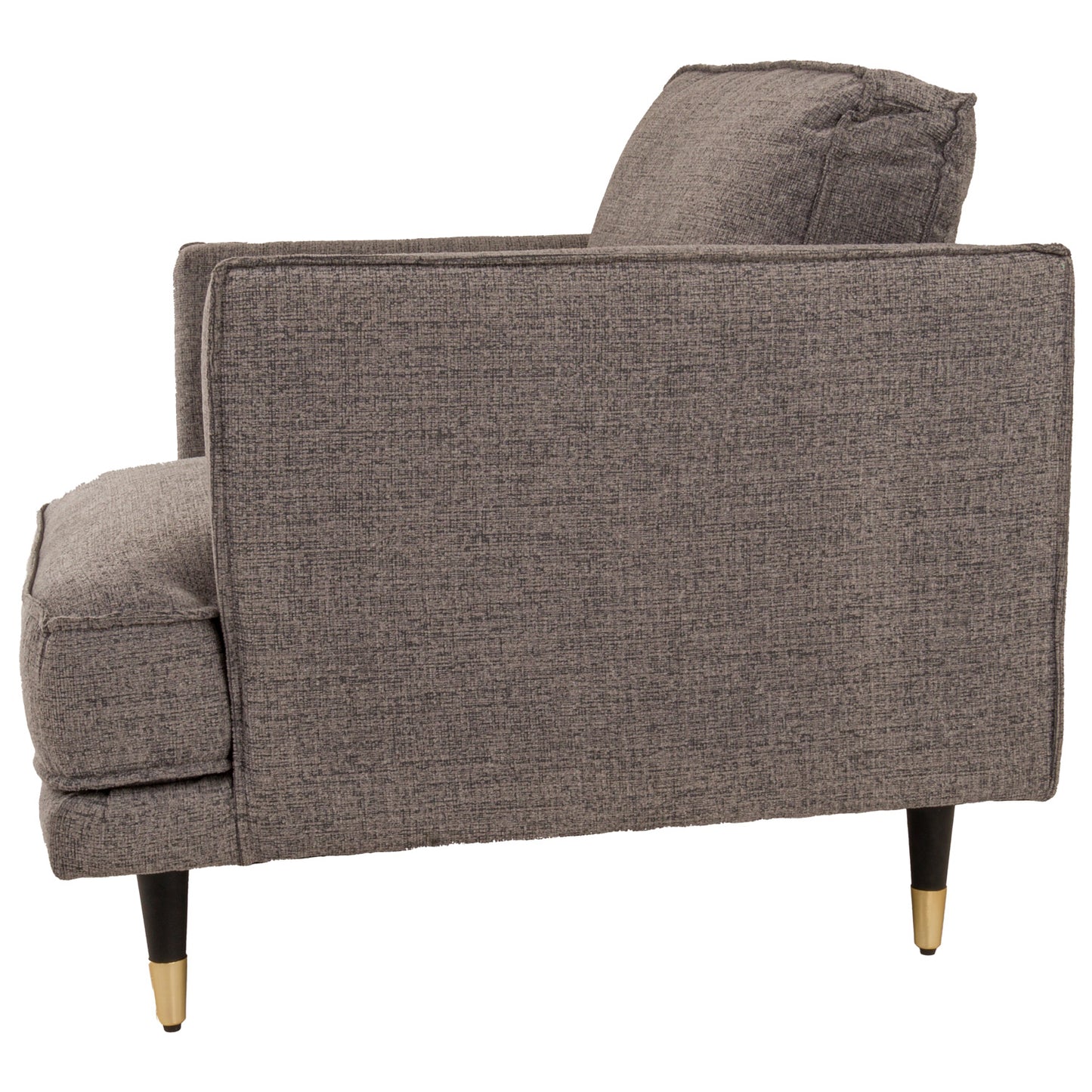 Richmond Grey Large Arm Chair - Modern Comfy Lounge Chair for Bedroom